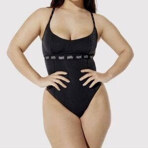 YITTY Black Sparkle Shapewear Bodysuit